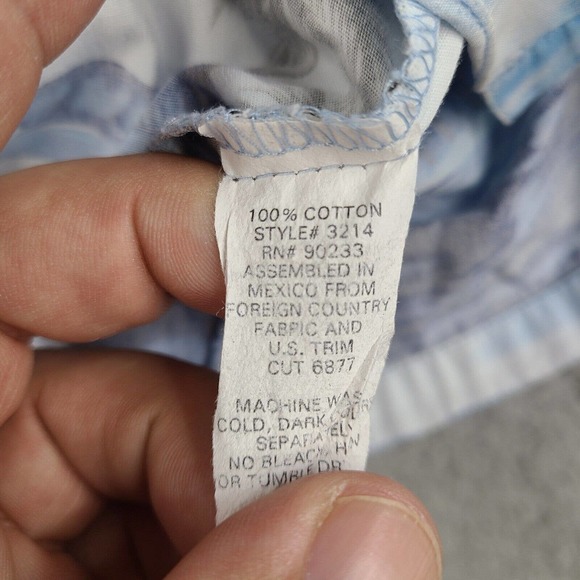 Bullhead Island Series Shirt Mens XL‎ Blue Hawaiian Tropical Beach Button - Picture 5 of 12